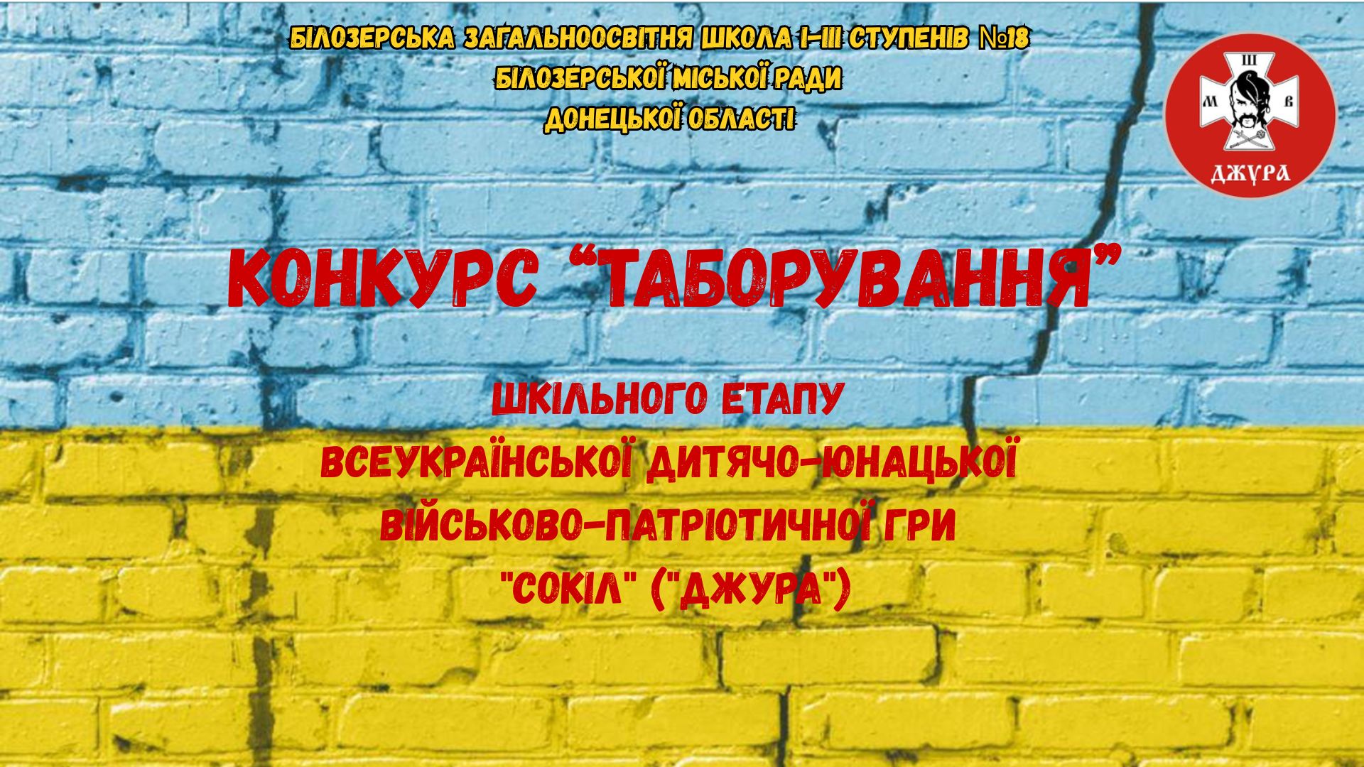 Всеукраїнська дитячо-юнацька військово-патріотичної гра “Сокіл” (“Джура”) “Таборування”
